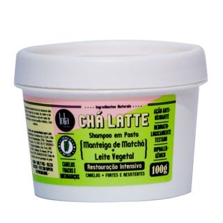 Lola Cosmetics Chá Latte Chá Verde Shampoo em pasta Fortalecedor - 100g Menor preço em Lola Cosmetics Chá Latte Chá Verde Shampoo em pasta Fortalecedor - 100g