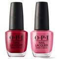 O.P.I By Ma Tranchesi Kit – Esmalte Chick Flick Cherry + Esmalte H72 Just Lanai-Ing Around Kit