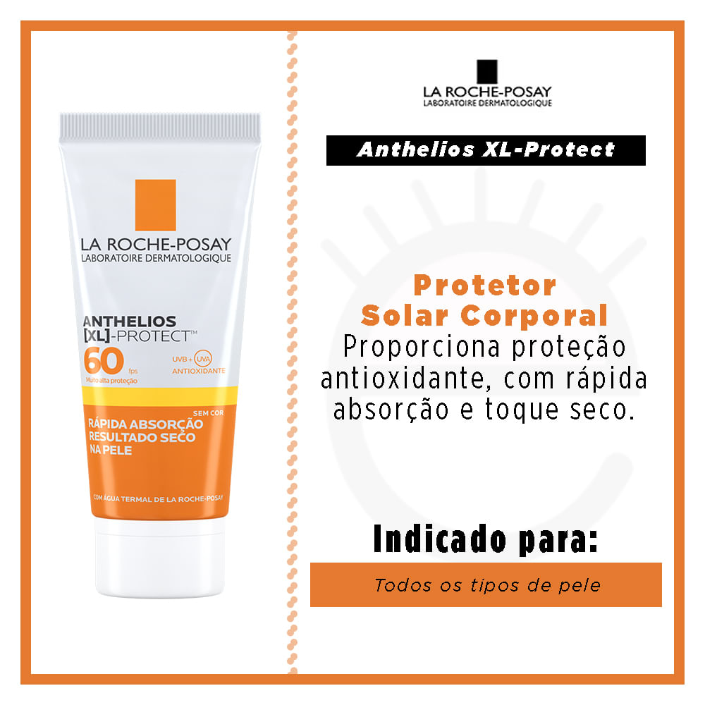 Protetor Solar La Roche-Posay Anthelios XL Protect FPS60