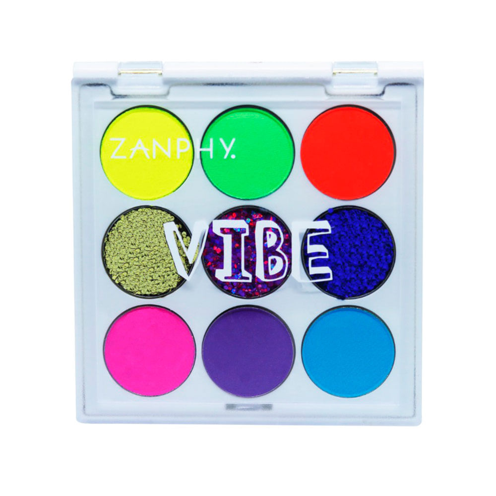 Paleta de Sombras Neon Zanphy Vibe - 1Un