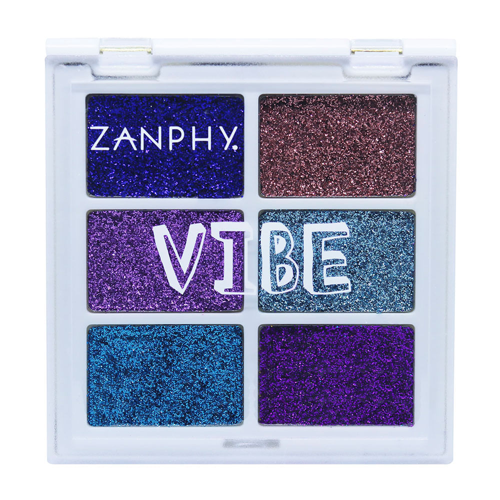 Paleta de Glitter Zanphy Vibe - 02