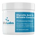 Lenços de Ácido Glicólico a 10% QRxLabs - Controle de Rugas 1 Un