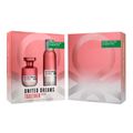 Benetton United Dreams Together for Her Kit - Perfume Feminino EDT 80ml + Body Spray 150ml Kit