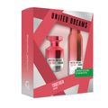 Benetton United Dreams Together for Her Kit - Perfume Feminino EDT 80ml + Body Spray 150ml Kit