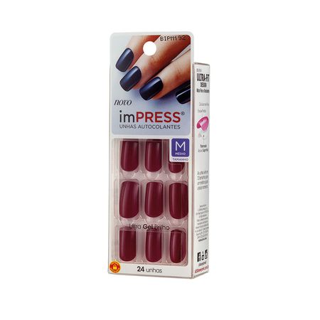 Unhas-Postiças-Kiss-NY-Impress-Color-Médio-Bittersweet-1-Un--2