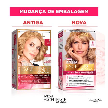 Coloração-Imédia-Excellence-L'Oréal-Paris-8-Louro-Claro--2