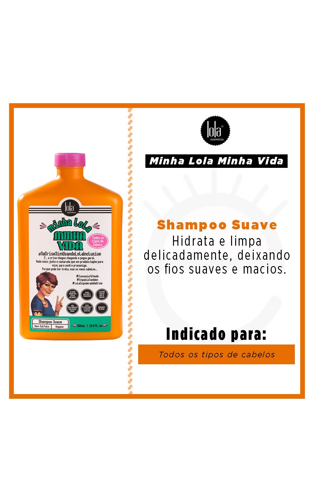 Foto 2 - Lola Cosmetics Minha Lola Minha Vida - Shampoo - 500ml