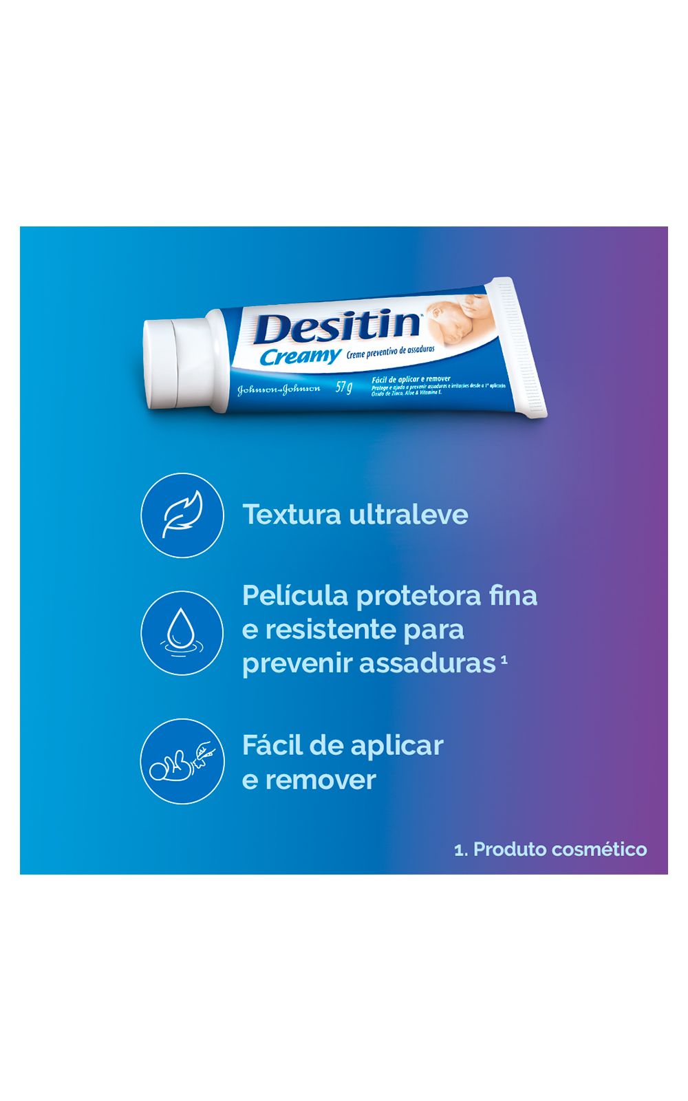 Foto 3 - Creme Preventivo de Assaduras Desitin - Creamy - 113g