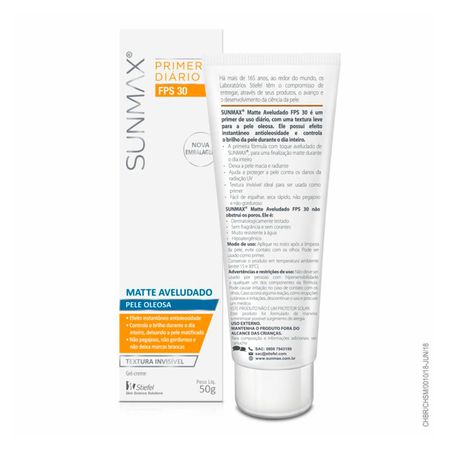Primer-Facial-SunMax---Matte-Aveludado--FPS-30-50g--4
