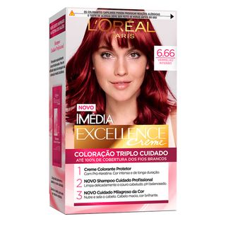 Coloração Imédia Excellence L’Oréal Paris – Tons Vermelhos