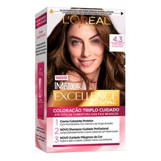 Coloração Imédia Excellence L’Oréal Paris – Tons Castanhos Menor preço em Coloração Imédia Excellence L’Oréal Paris – Tons Castanhos