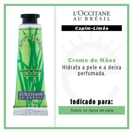 Creme-para-as-Mãos-L’Occitane-au-Brésil---Capim-Limão-30ml--2