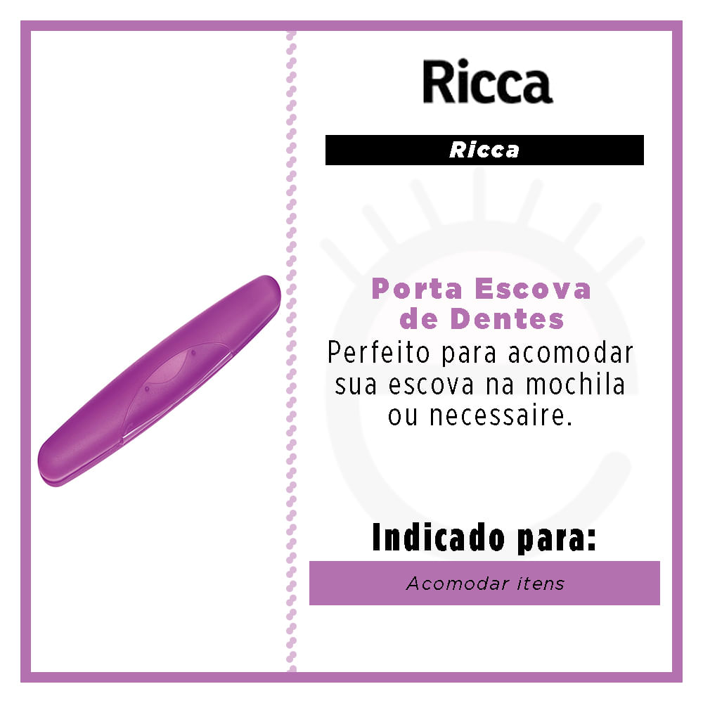 Porta Escova de Dente Ricca