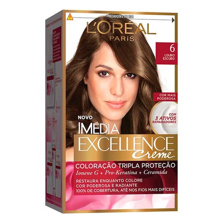 L'Oréal-Paris-Coloração-Imédia-Excellence-6-Louro-Escuro-Kit---3-Unidades-Kit--2