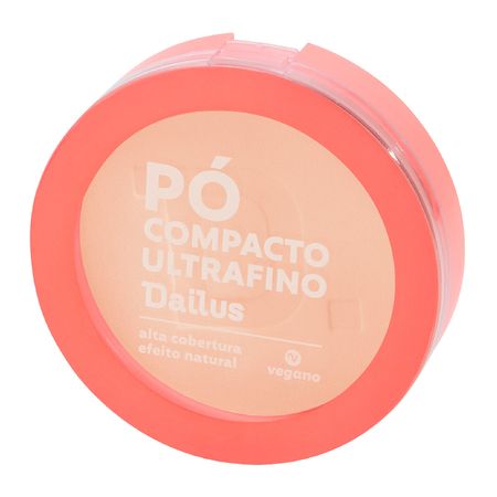 Pó Compacto Ultrafino Dailus D1 Claro
