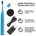 Escova de Dentes Megasmile - Sonic Black Whitening II Blue 1 Un