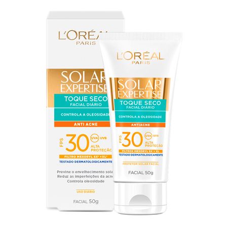 Protetor-Solar-L'Oréal-Paris---Solar-Expertise-Toque-Seco-Antiacne-FPS-30-50g--2