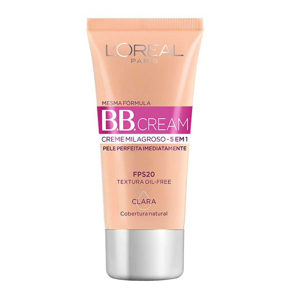 Base L\'Oréal Paris - Dermo Expertise BB Cream 30ml - Claro
