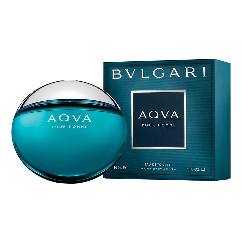 香水(男性用) BVLGARI AQVA POUR HOMME 100 ML Perfume Aqva Pour Homme BVLGARI Masculino - Época Cosméticos