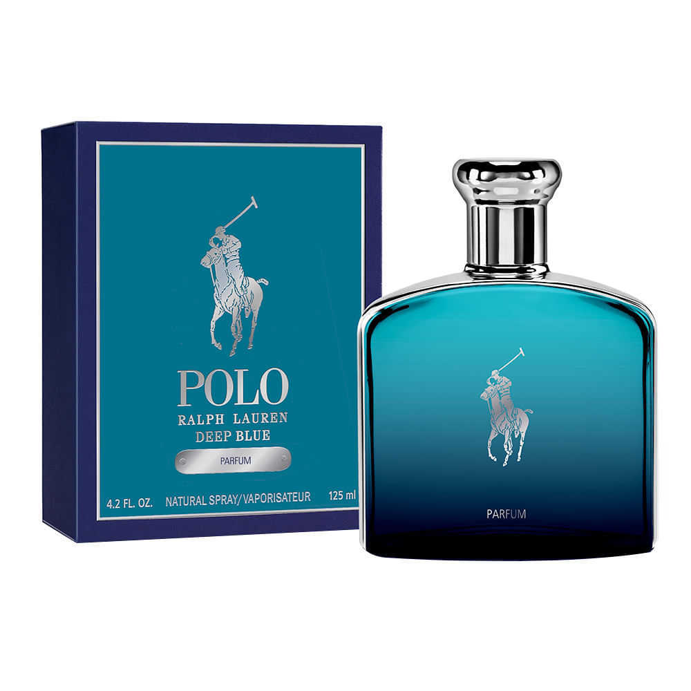 香水(男性用) Ralph Lauren Polo Deep Blue 125ml Polo Deep Blue Ralph Lauren Masculino Parfum 125 ml : Amazon
