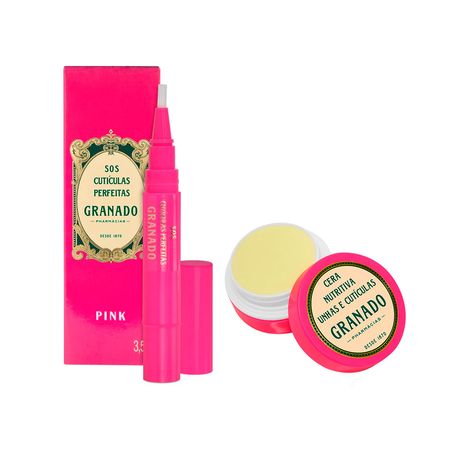 Granado Pink Kit - Cera Nutritiva + SOS Cutículas Perfeitas - nenhuma