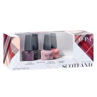 O.P.I Nail Lacquer Scotland Kit – 4 Esmaltes Miniatura Menor preço em O.P.I Nail Lacquer Scotland Kit – 4 Esmaltes Miniatura