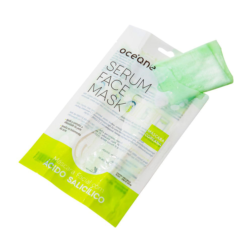 Máscara Facial com Ácido Salicílico Océane – Sérum Face Mask