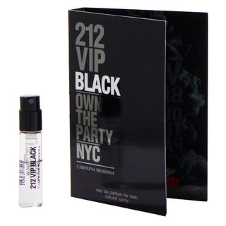 Menor preço em Flaconete C Herrera 212 Vip Black Spritzer 1,5Ml (Imagem ilustrativa) - nas compras acima de R$239. - Promoção sujeita a disponibilidade de estoque.