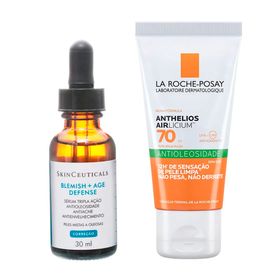 skinceuticals-blemish-e-la-roche-posay-airlicium-kit-serum-facial-protetor-solar