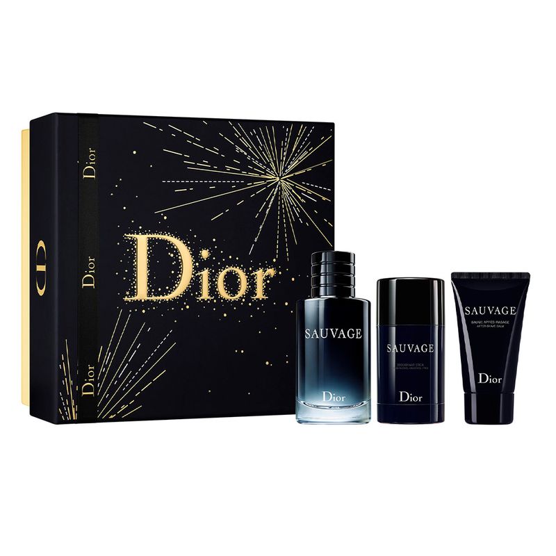 Kit Dior Sauvage – Perfume Masculino EDT + Loção Pós Barba +