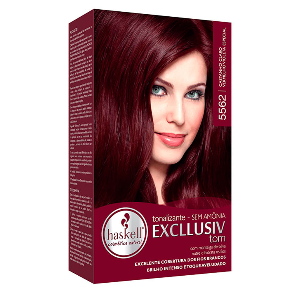 5562 Castanho Claro Vermelho Violeta Especial