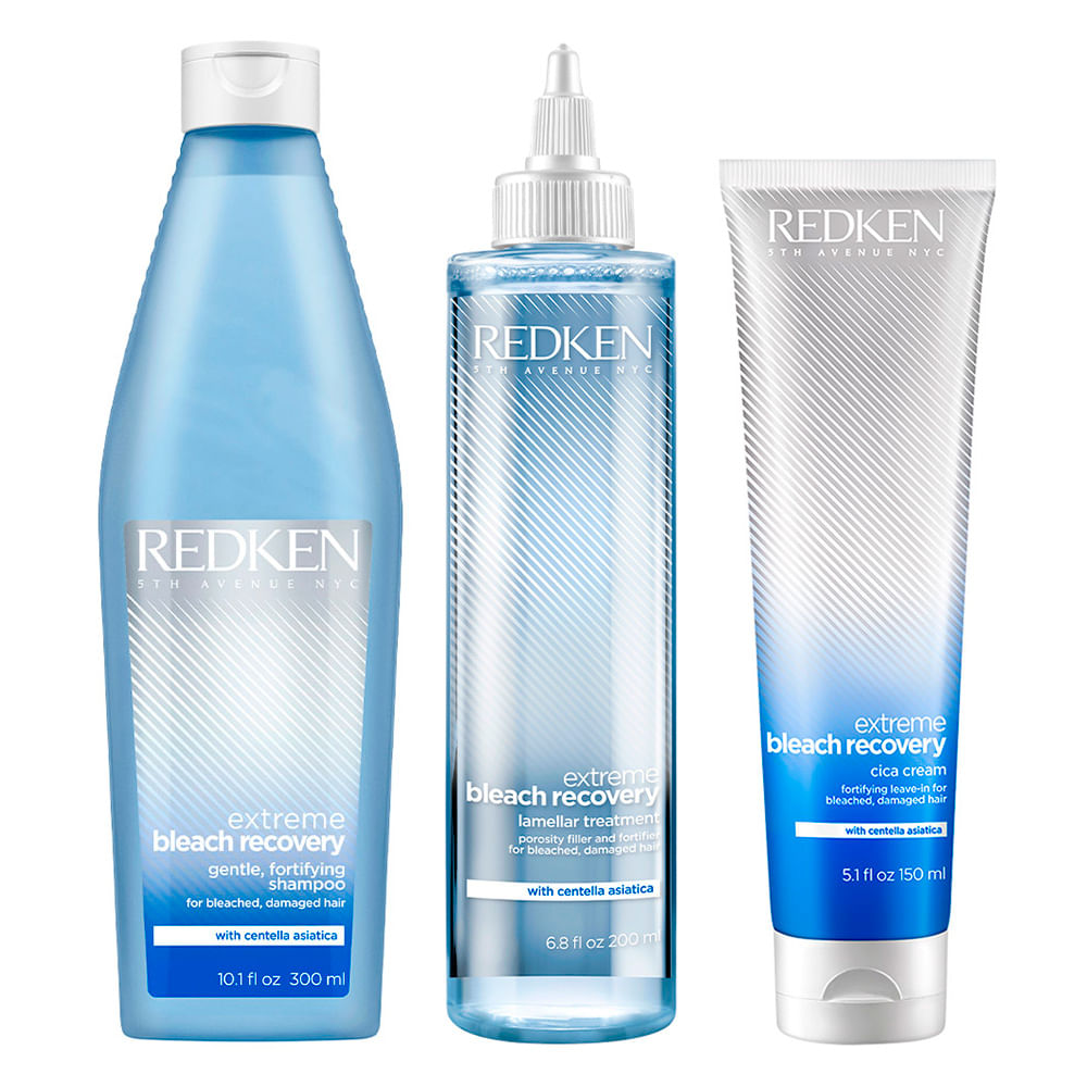 Redken Extreme Bleach Recovery Kit – Shampoo + Leave-in + Tratamento