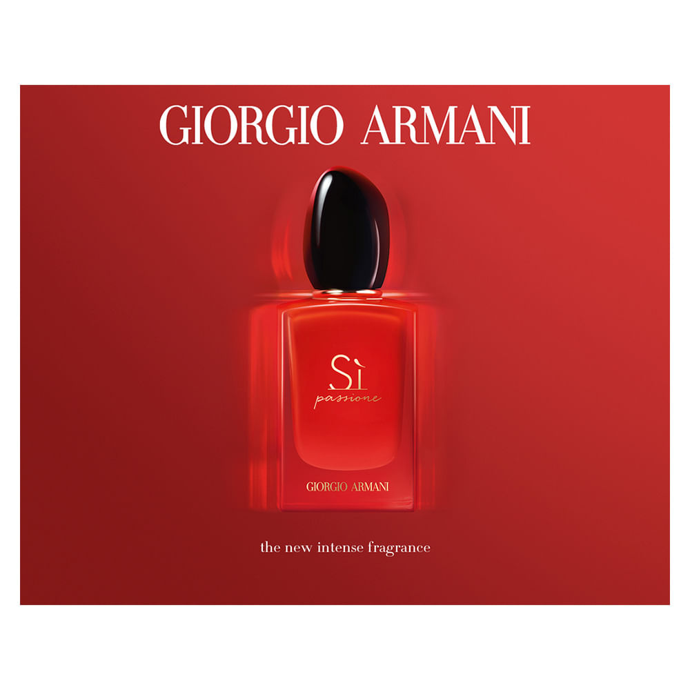 Sì Passione Intense Giorgio Armani Perfume Feminino EDP - Época