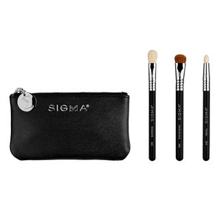 Sigma Beauty Glam'n Go Mini Eye Brush Set Kit - 3 Pincéis + Beauty Bag Menor preço em Sigma Beauty Glam'n Go Mini Eye Brush Set Kit - 3 Pincéis + Beauty Bag
