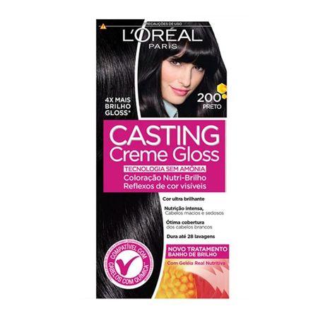 L'Oréal-Paris-Coloração-Casting-Creme-Gloss-Kit---200-Preto-Kit--2