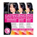L'Oréal Paris Coloração Casting Creme Gloss Kit - 210 Preto Azulado Kit
