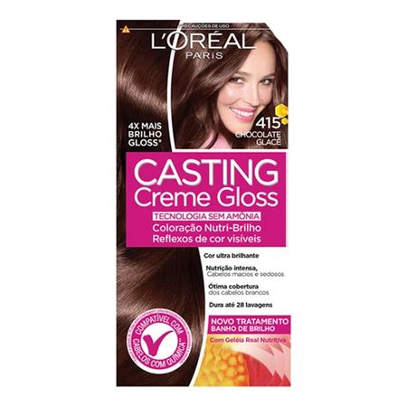 L'Oréal-Paris-Coloração-Casting-Creme-Gloss-Kit---415-Chocolate-Glacê-Kit--2