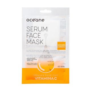 Máscara Facial Océane – Sérum Face Mask Vitamina C - 1Un Menor preço em Máscara Facial Océane – Sérum Face Mask Vitamina C - 1Un