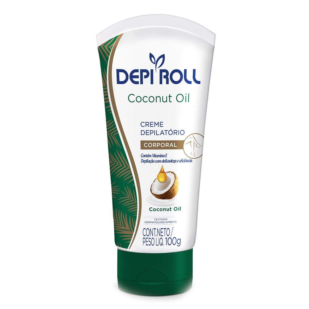 Creme Depilatório Corporal DepiRoll – Coconut Oil - 100g
