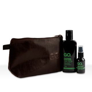 GO. Tea Tree Kit - Shampoo + Óleo para Barba + Necessáire Menor preço em GO. Tea Tree Kit - Shampoo + Óleo para Barba + Necessáire
