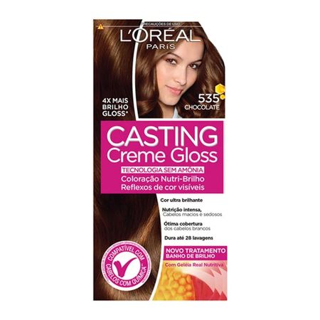 L'Oréal-Paris-Coloração-Casting-Creme-Gloss-Kit---535-Chocolate-Kit--2