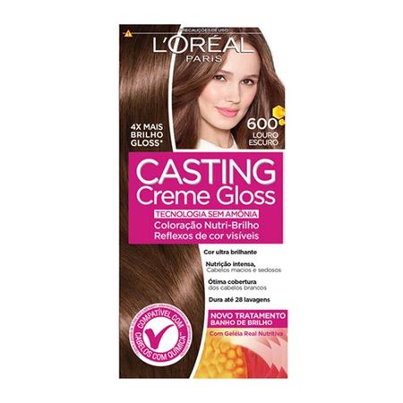 L'Oréal-Paris-Coloração-Casting-Creme-Gloss-Kit---600-Louro-Escuro-Kit--2