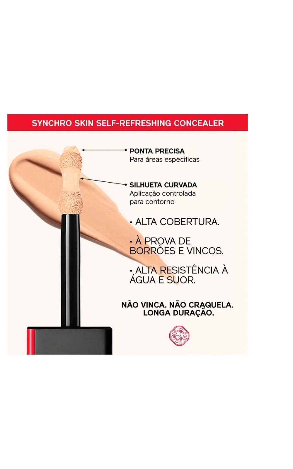 Foto 5 - Corretivo Líquido Shiseido Synchro Skin Self-Refreshing Concealer - 101