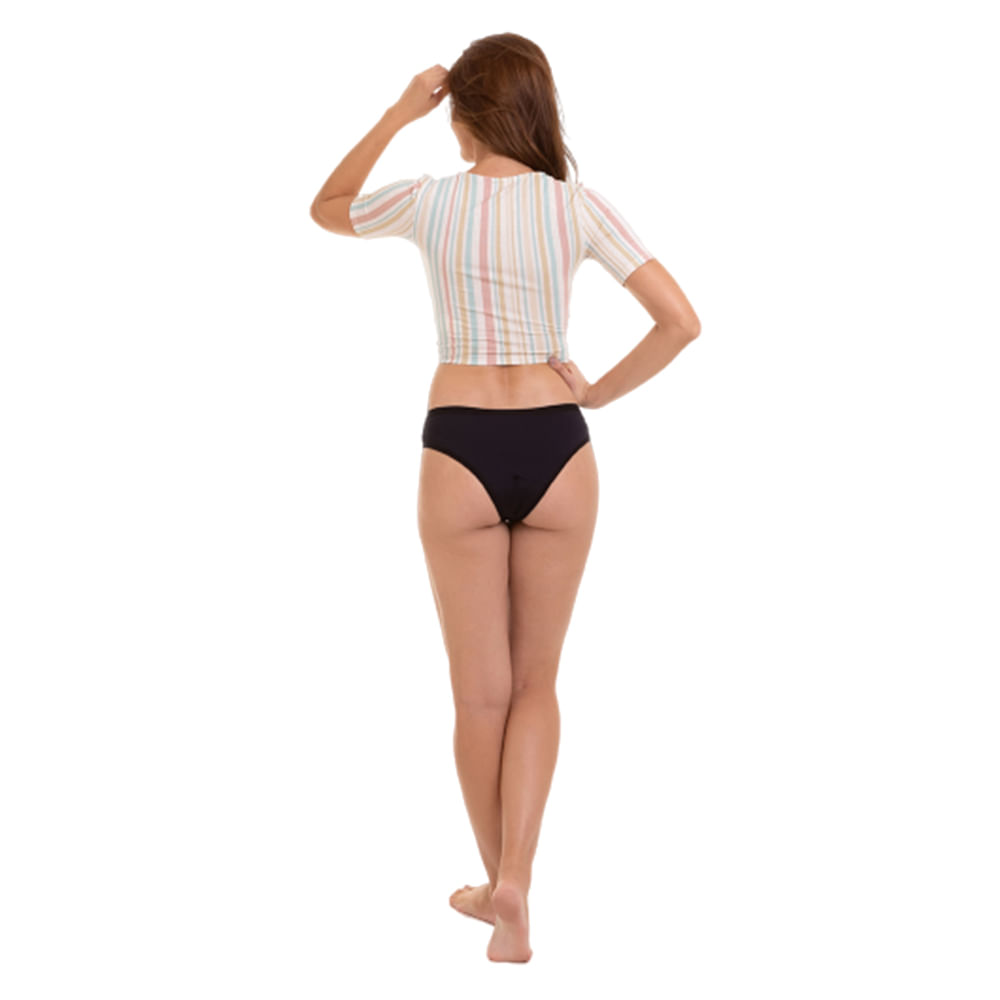 Calcinha Absorvente Violeta Cup - Preta
