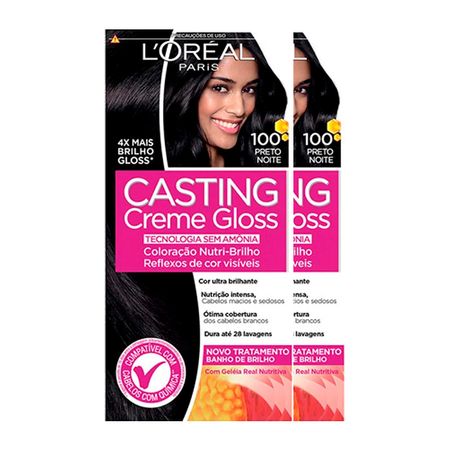 L'Oréal-Paris-Coloração-Casting-Creme-Gloss-Kit---100-Preto-Noite-Kit--1