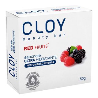 Sabonete em Barra Cloy Beauty Red Fruits Menor preço em Sabonete em Barra Cloy Beauty Red Fruits