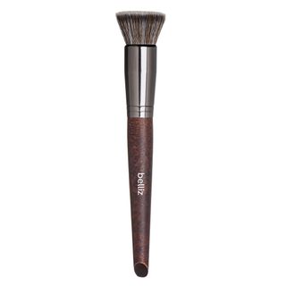 Pincel Kabuki Reto Belliz Wood Pequeno - Época Cosméticos