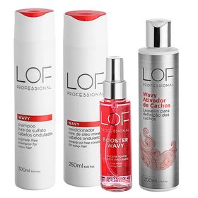 lof-professional-wavy-kit-shampoo-condicionador-mascara-60ml-ativador-de-cachos