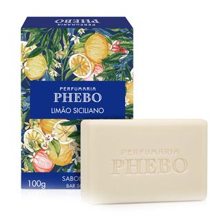 Sabonete em Barra Phebo - Limão Siciliano - 100g Menor preço em Sabonete em Barra Phebo - Limão Siciliano - 100g