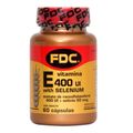 Suplemento Alimentar em Comprimidos  FDC -  Vitamina E 400UI + Selênio 60 Caps